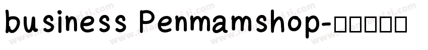 business Penmamshop字体转换